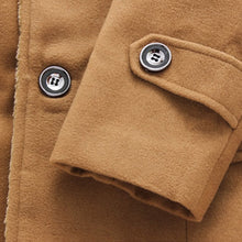 Men Padded Coat Jacket Parkas Trench Coat Men Casual Slim Fit Thickening Large Size Wool Padded Coat SM6