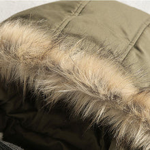 Men Parkas Jacket Coat Men's Casual Slim Fit Thickening Plus Velvet Down Parkas Jacket Cotton Coat Outwear SM6