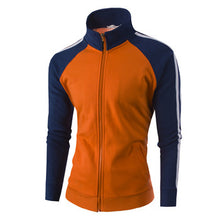 Men Patchwork Hoodies Jackets Coats Cardigans Sweatshirts Sportswear Men's Casual Slim Fit Large Size Zipper Jacket SM6