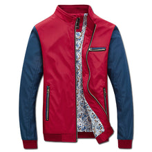 Men Patchwork Zipper Jackets Coats Jaqueta Masculina Men's Casual Slim Fit Large Size Veste Homme Jackets SM6