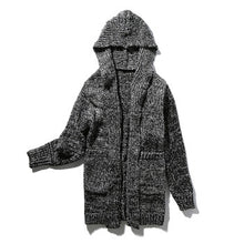 Men Plus Size Hooded Coats Sweaters Sweatercoats Cardigans Men's Casual Slim Fit Knitted Sweaters Hombre SM6