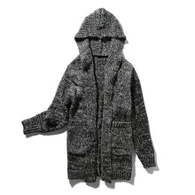 Men Plus Size Hooded Coats Sweaters Sweatercoats Cardigans Men's Casual Slim Fit Knitted Sweaters Hombre SM6