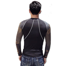 Men Printing Funny T Shirts Tees Tops Camisa Masculina Men's Casual Slim Fit O Neck Long Sleeved T Shirts SM6