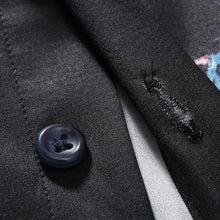 Men Printing Shirts Hombre Camisa Masculina Men's Casual Slim Fit Long Sleeved Turn Down Collar Large Size Shirts SM6