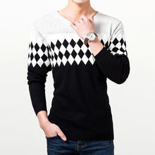 Men Sweater s Pullover Sweater Men Long Sleeves Sweaters Knitted V-Neck Slim Sweater Plus Size SM6