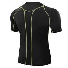 Men T Shirts Tops Tights Fitness Base Layer Tops Short Sleeve O-Neck Compression T Shirts S-XXL SM6
