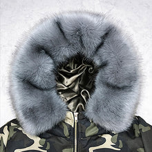 Men Cotton Padded Hooded Jackets with Fur Jaqueta Masculina Men's Casual Slim Fit Camouflage Jackets Hombre SM6