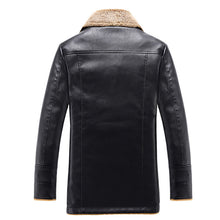 Men Fleece Leather PU Cotton Jackets Coats Jaqueta Masculina Men's Casual Slim Fit Veste Homme Padded Jacket SM6