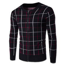 Men Zipper Jackets Knitted Sweaters Sweatercoats Cardigans Men's Casual Slim Fit Long Sleeved O Neck Sweater SM6
