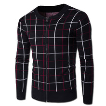 Men Zipper Jackets Knitted Sweaters Sweatercoats Cardigans Men's Casual Slim Fit Long Sleeved O Neck Sweater SM6