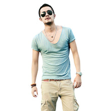 Men's tops v-neck t shirts shorts Sleeve impressive Style Casual T-shirt 5 Color Y4 SM6