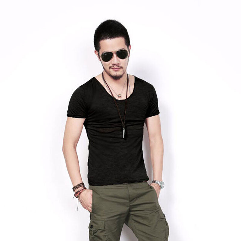 Men's tops v-neck t shirts shorts Sleeve impressive Style Casual T-shirt 5 Color Y4 SM6