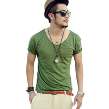 Men's tops v-neck t shirts shorts Sleeve impressive Style Casual T-shirt 5 Color Y4 SM6