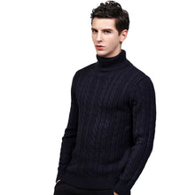 Menswear Turtleneck Sweaters and Pullovers Hombre Men's Casual Slim Fit Long Sleeved Knitted Sweaters SM6