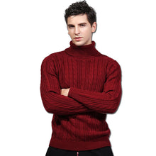 Menswear Turtleneck Sweaters and Pullovers Hombre Men's Casual Slim Fit Long Sleeved Knitted Sweaters SM6