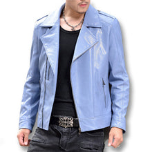 Motorcycle Leather Jackets Coats Jaqueta De Couro Masculina Giacca Pelle Uomo Men's Casual Slim Fit Jackets SM6