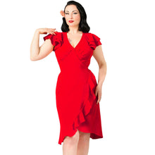 s Cascading Ruffle Bud Elegant Dress Tunic Black Midi Pencil Dresses For Evening Short Party Dress SM6