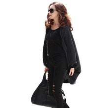 Cardigan Women Casual Knitted Sweater Long Batwing Sleeve Cape Poncho Coat Thin Outwear Women Tops Blusas SM6