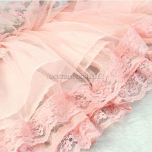 New Children Kids Girls Floral Lace Tutu Skirts Baby Flower Princess Party Mini Skirt SM6