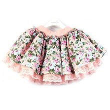 New Children Kids Girls Floral Lace Tutu Skirts Baby Flower Princess Party Mini Skirt SM6