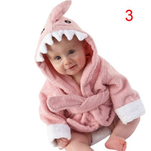New Cotton Hooded Animal Baby Bath Robe Cartoon Warm Towel Character Kids Bathrobe Infant Towels SM6