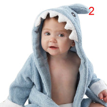 New Cotton Hooded Animal Baby Bath Robe Cartoon Warm Towel Character Kids Bathrobe Infant Towels SM6