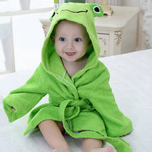 New Cotton Hooded Animal Baby Bath Robe Cartoon Warm Towel Character Kids Bathrobe Infant Towels SM6