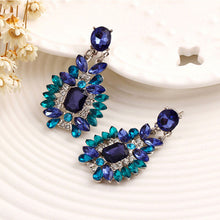 Accessories Crystal Dangle Earrings Jewelry Bohemian Colorful Big Drop Earrings Women Gifts SM6