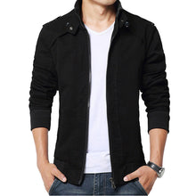 Casual Jacket Solid Fall Mens Jackets and Coats Men's Jacket Plus Size Khaki SM6