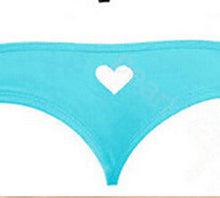 Black Women Panties Sexy Heart Cut-Out T-Back Thong Bottom G-String Panties  SM6