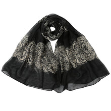 Bohemian Beach Voile Soft Long Scarf Women Vintage Printed Wrap Shawl Stole Scarves Muslim Pashmina SM6