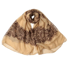 Bohemian Beach Voile Soft Long Scarf Women Vintage Printed Wrap Shawl Stole Scarves Muslim Pashmina SM6