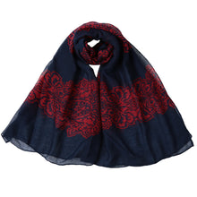 Bohemian Beach Voile Soft Long Scarf Women Vintage Printed Wrap Shawl Stole Scarves Muslim Pashmina SM6