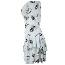 Cascading Ruffles  Off Shoulder Mini Dress Half-Sleeve Elegant Dress Slimming Skater Dress SM6