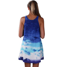 New Fashion Sexy Women's Casual Print Sundress Sleeveless Short Mini DressSM6