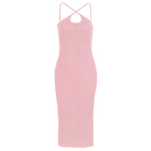 New Fashion Style Sexy Dress Women Tank Dress Black Side Split Sleeveless Dress Mid-Calf Dresses SM6