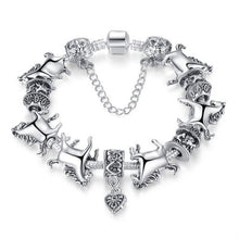 Women Bracelet Silver Plated Crystal Bead Charm Bracelet For Women Fine Jewelry Original Bracelets Gift SM6