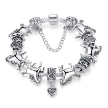 Women Bracelet Silver Plated Crystal Bead Charm Bracelet For Women Fine Jewelry Original Bracelets Gift SM6
