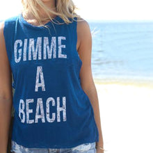 2016 New Fashion Women Girls T-Shirt Women Blue Loose O-Neck T-Shirt Casual Sleeveless Cotton Vest Tops #3546 SM6