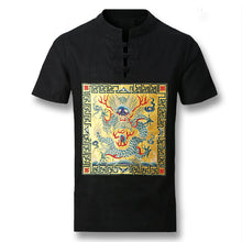 Men Cotton Linen Chinese Style Shirts Men's Casual Slim Fit Short Sleeved Shirt Camisa Hombre SM6
