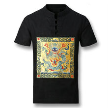 Men Cotton Linen Chinese Style Shirts Men's Casual Slim Fit Short Sleeved Shirt Camisa Hombre SM6