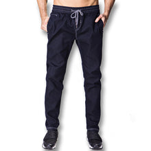 Men Denim Jeans Pencil Pants Trousers Harem Pants Men's Casual Slim Fit Drawstring Pants Sportswear Pant Hombre SM6