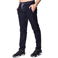 Men Denim Jeans Pencil Pants Trousers Harem Pants Men's Casual Slim Fit Drawstring Pants Sportswear Pant Hombre SM6