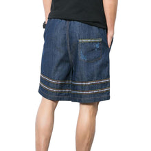 Men Denim Jeans Shorts Pantalones Hombre Casual Sports Pants Sweatpants Men's Casual Slim Fit Shorts SM6