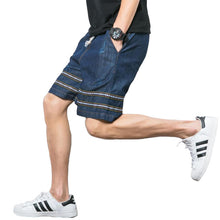 Men Denim Jeans Shorts Pantalones Hombre Casual Sports Pants Sweatpants Men's Casual Slim Fit Shorts SM6