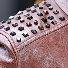 Men Giacca Pelle Uomo Jaqueta De Couro Leather PU Jackets Men's Casual Slim Fit Large Size Rivet Jackets Coats SM6