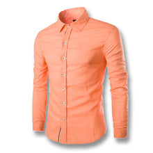 Men Herem Hemden Long Sleeved Shirts Men's Casual Slim Fit Large Size Turn Down Collar Shirts Camisa Masculina SM6