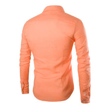 Men Herem Hemden Long Sleeved Shirts Men's Casual Slim Fit Large Size Turn Down Collar Shirts Camisa Masculina SM6