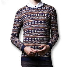 Men Knitted Sweaters Men's Casual Slim Fit Large Size Round Neck Sweaters and Pullovers Men Clothing Coats SM6