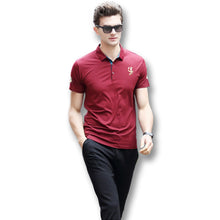 Men Short Sleeved Polo Shirts Men's Casual Slim Fit Business Men Dress Polo Shirts Herem Hemden Camisa SM6